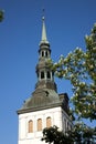 View on St. Nicholas' Church (Niguliste). Old city, Tallinn, Estonia Royalty Free Stock Photo