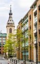 View of St. Nicholas Cole Abbey in London