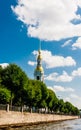 St. Nicholas Naval Cathedral . Bell Tower. St. Petersburg Royalty Free Stock Photo