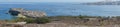 View of the St Paul`s Islands with the Statue of St Paul. St Paul`s Islands, Malta