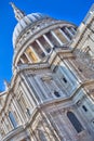 View of St Pauls Cathedral London England Royalty Free Stock Photo