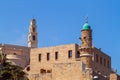 St. Peter`s Church, Al-Bahr Mosque in Old Jaffa, Israel Royalty Free Stock Photo