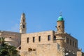 St. Peter`s Church, Al-Bahr Mosque in Old Jaffa, Israel Royalty Free Stock Photo