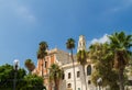 View of the St. Peter`s Church, Saint Peter Church, Old Jaffa in Tel Aviv Yaffo, Israel Royalty Free Stock Photo