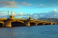 View of St. Petersburg. Blagoveshchensky Bridge