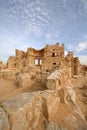 View of St. Sergius basilica Rasafa Royalty Free Stock Photo