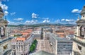 View from St. Stephan basilica, Budapest Royalty Free Stock Photo