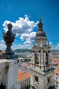 View from St. Stephan basilica, Budapest Royalty Free Stock Photo