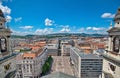 View from St. Stephan basilica, Budapest Royalty Free Stock Photo