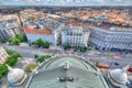 View from St. Stephan basilica, Budapest Royalty Free Stock Photo