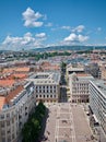 View from St. Stephan basilica, Budapest Royalty Free Stock Photo