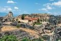 View of St Stephen Monastery Agios Stefanos. Royalty Free Stock Photo