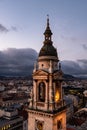 View from St Stephen s Basilica Bell Tower in Budapest, Hungary Royalty Free Stock Photo