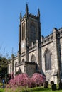 View of St Swithuns Church in East Grinstead West Sussex on March 29, 2021
