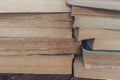 A stack of the old books Royalty Free Stock Photo