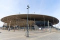 View of Stade de France, the most popular sport stadium in France located near Paris Royalty Free Stock Photo