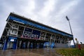 View of Stade Saputo on a rainy day. Royalty Free Stock Photo