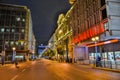 View of Stadiou street in Athens, Greece