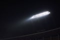 View of stadium lights at night Royalty Free Stock Photo