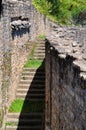 View staircase amphitheater of Lyon France