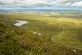 View of The Stairway to Heaven at Cuilcagh mountain from the top Royalty Free Stock Photo