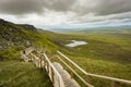 View of The Stairway to Heaven at Cuilcagh mountain Royalty Free Stock Photo