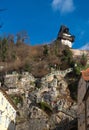 Stairways to Schlossberg castle