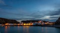 View of Staithes, a seaside village in the borough of Scarborough in North Yorkshire, England Royalty Free Stock Photo