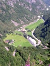 The view from Stalheim over the valley, Norway