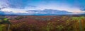 View of Stanage Edge in Peak district, an upland area in England at the southern end of the Pennines Royalty Free Stock Photo