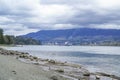 View from Stanley Park over Lionsgate Bridge - VANCOUVER - CANADA - APRIL 12, 2017 Royalty Free Stock Photo