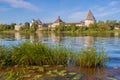 View of the Staroladozhskaya Fortress. Leningrad region Royalty Free Stock Photo