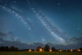 a view of the stars aldebaran,hyadun I and hyadun II.