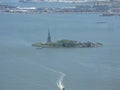 View of Statue of Liberty from above