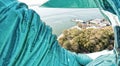 View From The Statue Of Liberty Crown, New York City Symbol