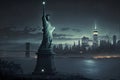 A view of the Statue of Liberty Royalty Free Stock Photo