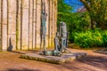 View of a statue in the Saint Stephen's Green park in Dublin, Ireland Royalty Free Stock Photo