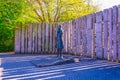 View of a statue in the Saint Stephen's Green park in Dublin, Ireland Royalty Free Stock Photo