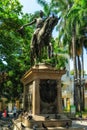 Bolivar in Bolivar Park Plaza in Cartagena de Indias Colombia Royalty Free Stock Photo
