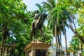 Bolivar in Bolivar Park Plaza in Cartagena de Indias Colombia Royalty Free Stock Photo