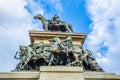 view of a statue of Tsar Osvoboditel in Sofia, Bulgaria