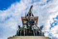 view of a statue of Tsar Osvoboditel in Sofia, Bulgaria