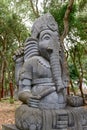 View of statues at the Bacalhoa Buddha Eden, Bombarral, Portugal