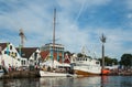 View of Stavanger city, weekend in summer