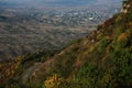 View on Stepanakert from mountain Royalty Free Stock Photo