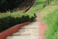 View steps in hills