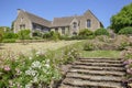 View of Steps leading to rear of Great Chalfield Manor