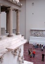 View from the steps of reconstructed Pergamon Altar in the Pergamon Museum, Berlin, Germany Royalty Free Stock Photo