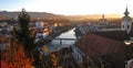 The view on Steyr city, Austria