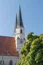 A VIEW OF THE STIFTSKIRCHE IN ALTOETTING , BAVARIA , GERMANY Royalty Free Stock Photo